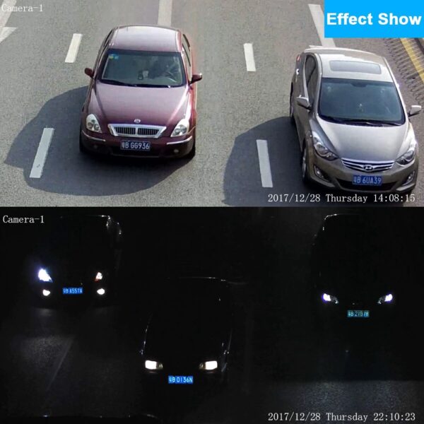 1080P 2MP 5-50mm varifocal lens AHD Vehicles License number Plate Recognition LPR Camera outdoor for highway with IR LED - Image 4