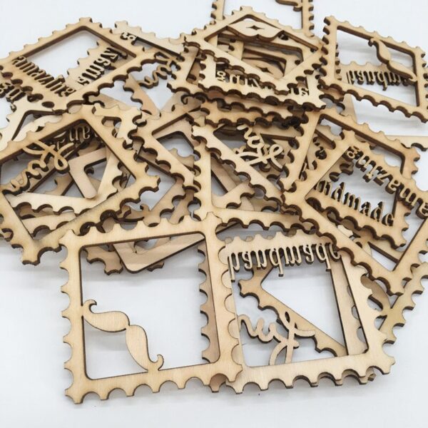 10Pcs DIY Wooden Chip Wood Slice Natural Material Handmade Craft Ornaments Home Decoration Wedding Accessories Wooden Supplies