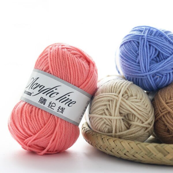 12pcs Multicolor Yarn Knitting Supplies , Crochet Craft For Crocheting And Knitting Yarn Starter Kit For Beginners - Image 2