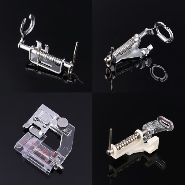 15/42/82PCS Sewing Machine Presser Foot Press For Brother Singer Kit Braiding Blind Stitch OverLock Zipper Ruler Parts Accessory - Image 2