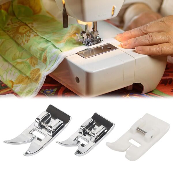 15/42/82PCS Sewing Machine Presser Foot Press For Brother Singer Kit Braiding Blind Stitch OverLock Zipper Ruler Parts Accessory - Image 6