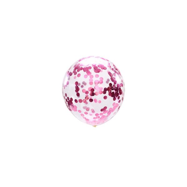 16Pcs Barbie Anime 12 Inch Pink Black Theme Party Birthday Wedding Latex Confetti Balloon Set Decoration Children Girls Gifts - Image 3
