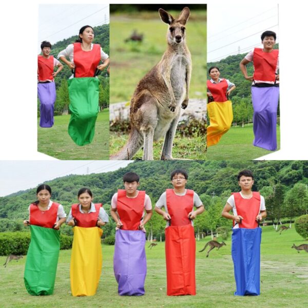 1PC Kids Adult Familie Sack Racing Games Springen Sport Training Party Outdoor Fun Speelgoed School Activiteit Sack Race Bag ZXH - Image 3