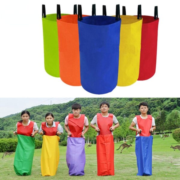 1PC Kids Adult Familie Sack Racing Games Springen Sport Training Party Outdoor Fun Speelgoed School Activiteit Sack Race Bag ZXH