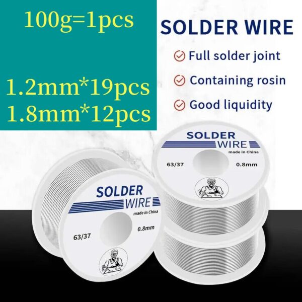 3100g Disposable Lighter Solder Welding Wire Stainless Steel Flux-cored Temperature Copper-iron-nickel Aluminum Welding Tin Wire - Image 2