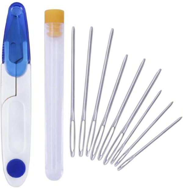 38pcs/set Crochet Hooks Set Crochet LargeEye Blunt Yarn Weave Knitting Needles Kit Needle Set Weave Craft Tools With Bag - Image 5