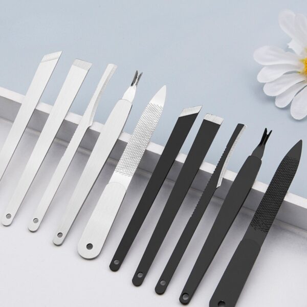 3PC Toenail Scraper Manicure Tools Feet Nail Ingrown Cuticle Pedicure Knife Set Dead Skin Remover Files Foot Care Pedicure Tools - Image 5