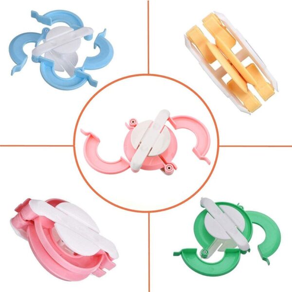 4 Sizes Portable Pompom Maker Essential Pom-pom Maker Fluff Ball Weaver Needle Craft Homen DIY Knitting Wool Home Tools - Image 5