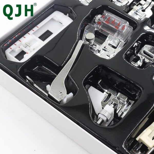 42 Pcs Of Metal Multifunctional Presser Foot Kit, Household Sewing Tools, Woven Blind Stitch/Overlock Stitch/Zipper Ruler Parts - Image 5