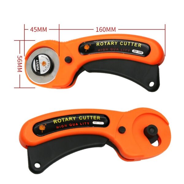 45MM Leather craft Rotary Cutter Leather Cutting Tool Leather Craft Fabric Circular Blade Knife DIY Patchwork Sewing Quilting - Image 3
