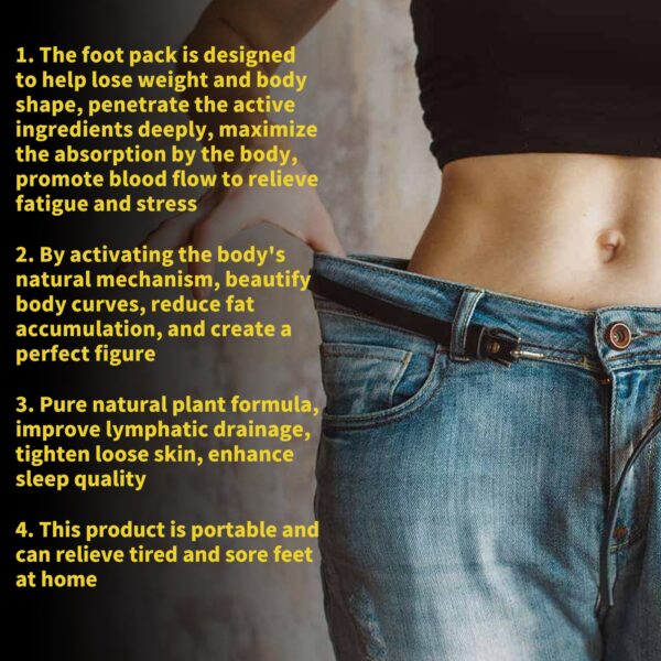 5pcs Fat Burning Foot Bath Salt Soak Fast Slimming Ginger Soak Detox Detox Foot Loss Body Health Weight Care Stress Relax - Image 2