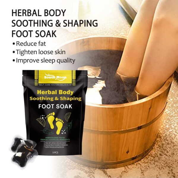 5pcs Fat Burning Foot Bath Salt Soak Fast Slimming Ginger Soak Detox Detox Foot Loss Body Health Weight Care Stress Relax - Image 5