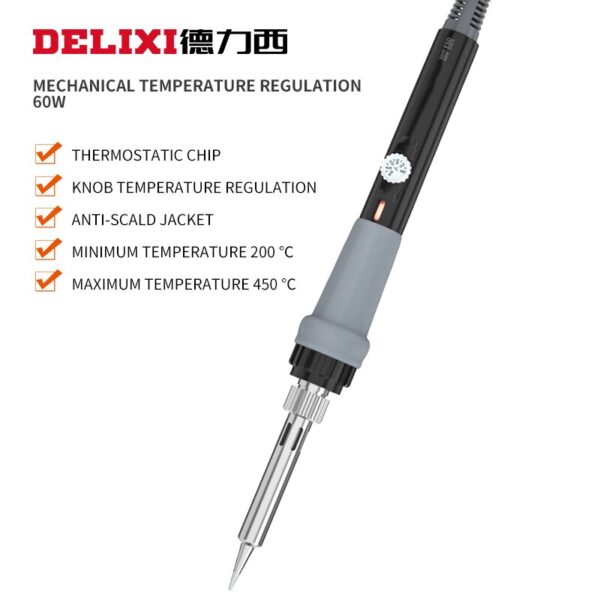 60W Electric Soldering Iron Temperature Adjustable Soldering Tool Soldering Repair Tool - Image 6