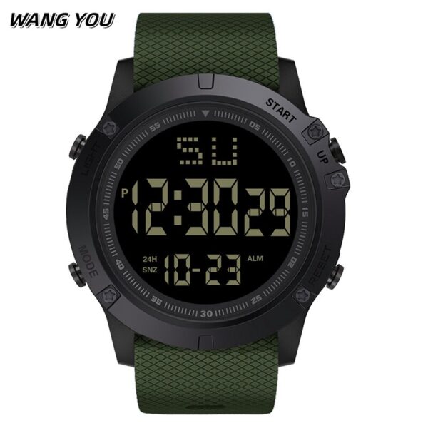 653 Men Sport Watch Multifunction Military Sports Watch Waterproof Luminous LED Digital Kids Watch Big Dial Student Electronic W - Image 6