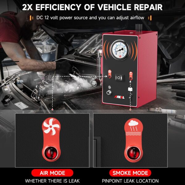 ANCEL S300 Car Evap Smoke Machine Oil Pipe Leaks Analyzer Tester Fuel Pipe Leakage Generator Auto EVAP System Diagnostic Tools - Image 3