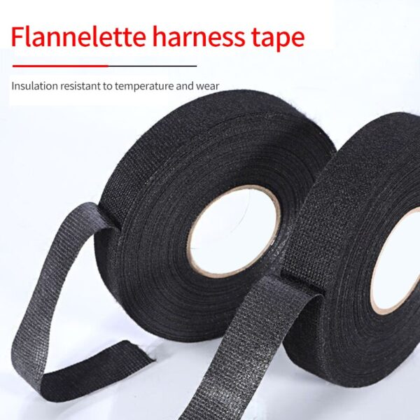 Automotive Wiring Harness 51618 Flannelette Tape Audio Noise Reduction Wrapping Tape Cloth Baseline Tape - Image 2