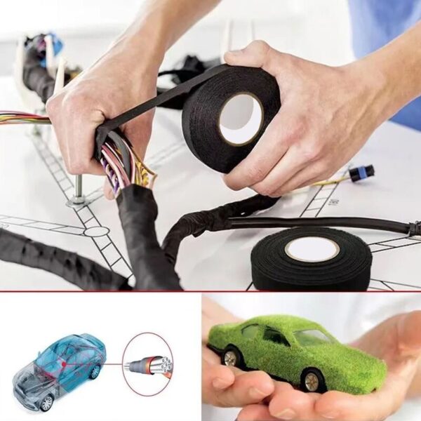 Automotive Wiring Harness 51618 Flannelette Tape Audio Noise Reduction Wrapping Tape Cloth Baseline Tape - Image 3