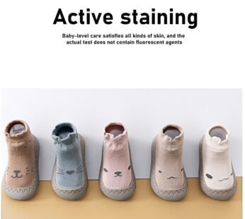 Baby Socks Shoes Infant Color Matching Cute Kids Boys Shoes Doll Soft Soled Child Floor Sneaker Toddler Girls First Walkers