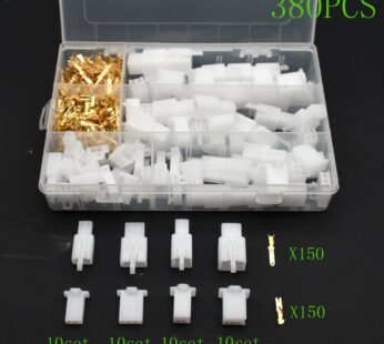 Car Motorcycle 380Pcs Electrical 2 3 4 6 Pin Male Female Terminals Automotive 2.8 plug Kit Boat Wire Connector Terminal