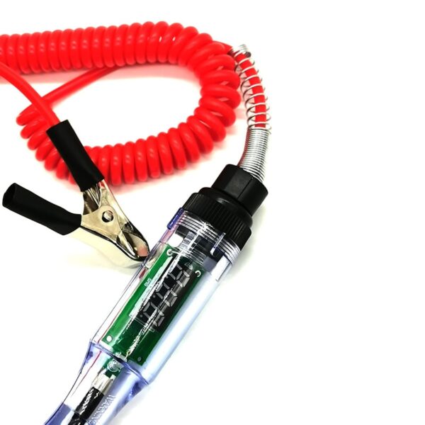 Car Truck Voltage Circuit Tester 6V 12V 24V DC Digital Display Long Probe Pen Light Bulb Automobile Diagnostic Tool Auto Repair - Image 2