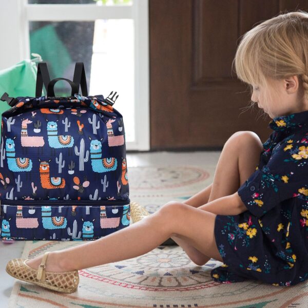 Children Waterproof Swimming Backpack Kids Outdoor Pool Beach Backpack Combo Dry Wet Bags Adjustable Sports Storage Bag Dropship - Image 5