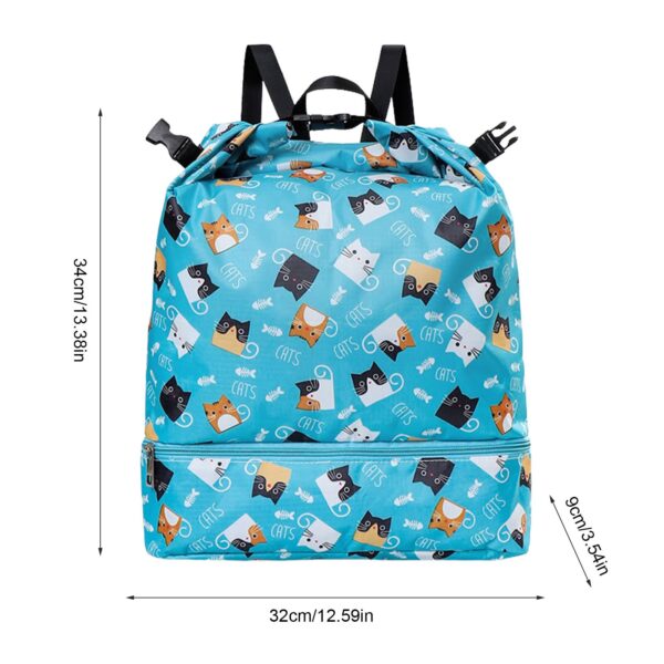 Children Waterproof Swimming Backpack Kids Outdoor Pool Beach Backpack Combo Dry Wet Bags Adjustable Sports Storage Bag Dropship - Image 6