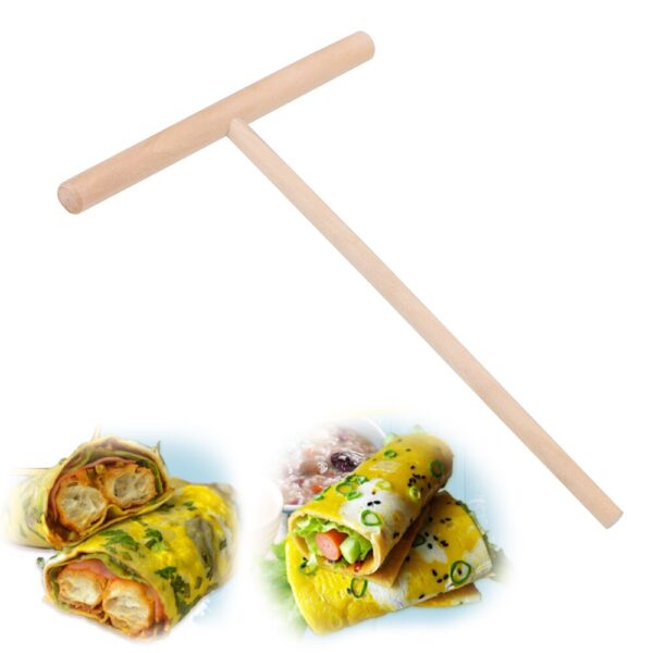 Chinese Specialty Crepe Maker Wooden Pancake Batter Spreader Stick Home Kitchen Tools Pancake Tool - Image 2