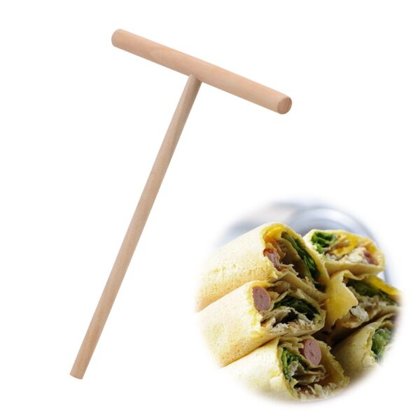 Chinese Specialty Crepe Maker Wooden Pancake Batter Spreader Stick Home Kitchen Tools Pancake Tool - Image 3