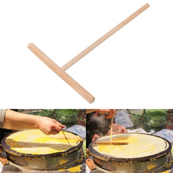 Chinese Specialty Crepe Maker Wooden Pancake Batter Spreader Stick Home Kitchen Tools Pancake Tool