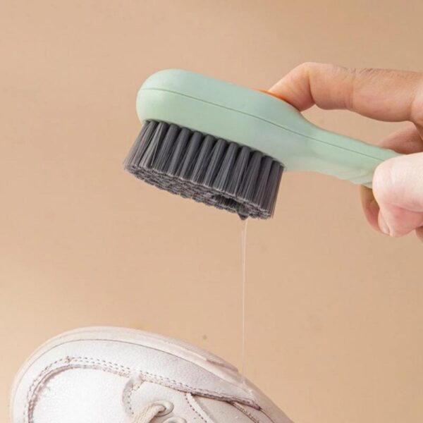 Cleaning Brush Soft Bristled Liquid Shoe Brush Long Handle Brush Clothes Brush Shoe Clothing Board Brush Household Cleaning Tool - Image 5