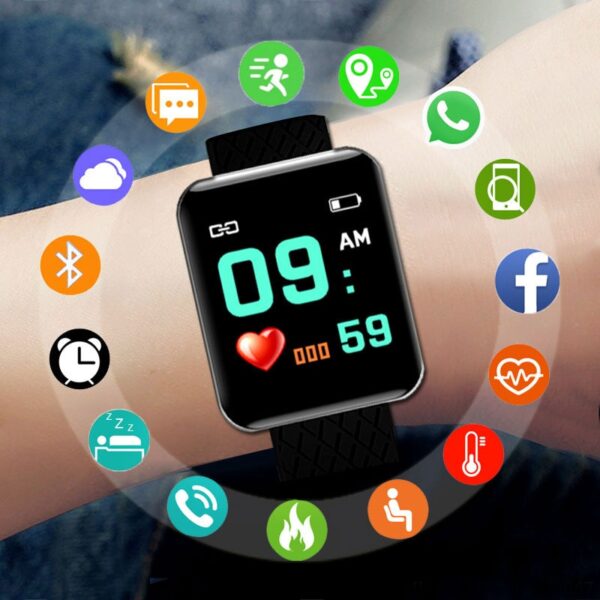 Digital Smart sport watch men's watches digital led electronic wristwatch Bluetooth fitness wristwatch women kids hours hodinky - Image 3
