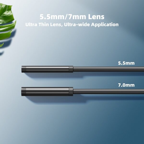 ENWOR Industrial Endoscope Camera IP67 Waterproof 5.5mm 7mm 3IN1 For Android Phones PC USB Endoscope Camera 6LEDs Adjustable - Image 4