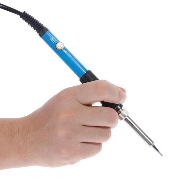 Electric Soldering 60w Iron European Plug Temperature Adjustment Soldering Iron Household Electronic Welding Repair Tool - Image 2