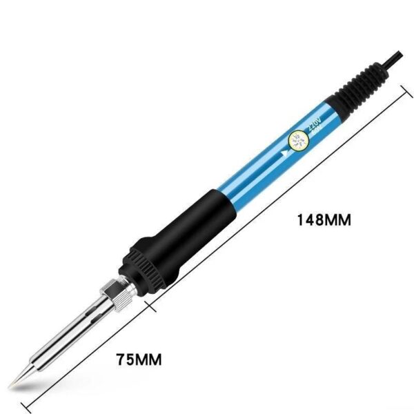 Electric Soldering 60w Iron European Plug Temperature Adjustment Soldering Iron Household Electronic Welding Repair Tool - Image 4