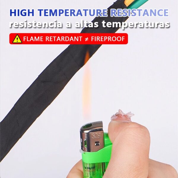 Electrical Tape Heat Resistant Harness Tape Insulation Automotive Fabric Cloth Tape Waterproof Noise Resistance Adhesives Tape - Image 2
