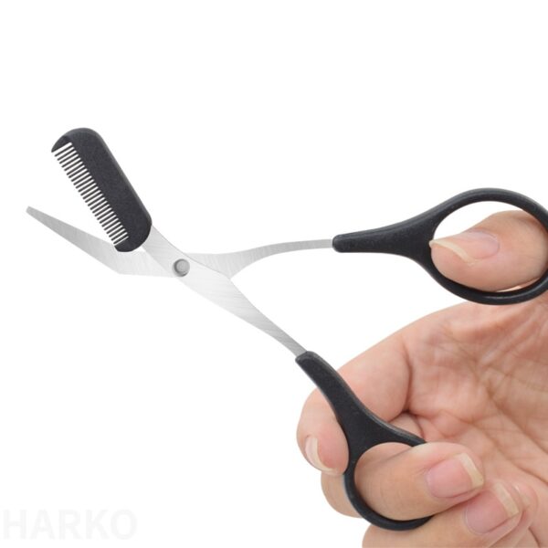 Eyebrow Trimmer Scissor Beauty Products for Women Eyebrow Scissors with Comb Stainless Steel Makeup Tools Beauty Scissors - Image 3