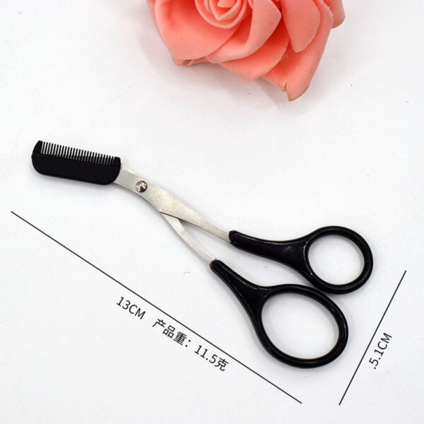 Eyebrow Trimmer Scissor Beauty Products for Women Eyebrow Scissors with Comb Stainless Steel Makeup Tools Beauty Scissors - Image 4