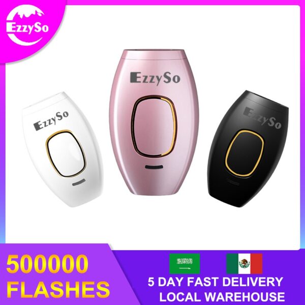 Ezzyso IPL Device Laser Hair Removal Quartz Lamps Epilatory Permanent Home Hold 500000 Shot Light Pulses Whole Body