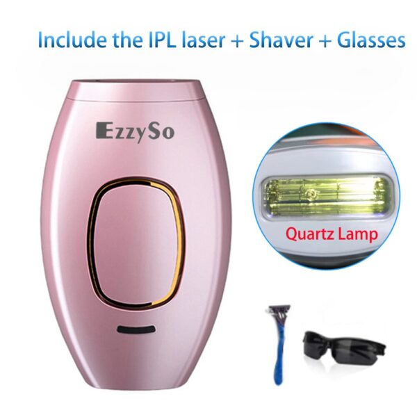 Ezzyso IPL Device Laser Hair Removal Quartz Lamps Epilatory Permanent Home Hold 500000 Shot Light Pulses Whole Body - Image 8