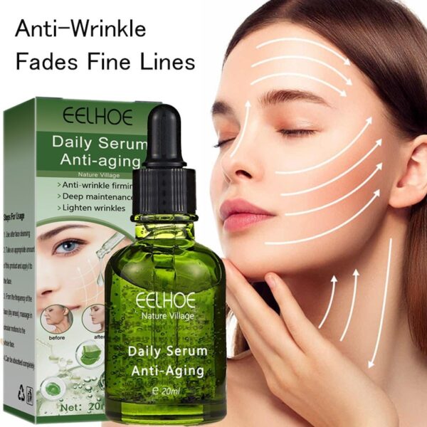 Instant Wrinkle Remover Whitening Essence Lift Firming Fade Face Fine Lines Brighten Nourish Beauty Skin Care Moisturizing Serum - Image 3