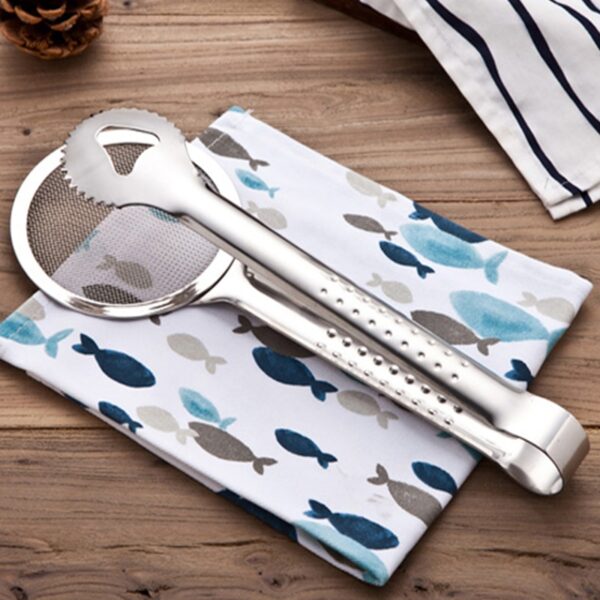 Kitchen Accessories Multifunction Stainless Steel Sieve Filter Spoon Fried Food Oil Strainer Clip Handheld Cooking Tools Gadgets - Image 4