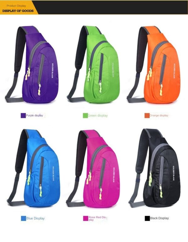 Lightweight Chest Bag Small Sling Bag Crossbody Backpack for Men Women Kids Shoulder Bag for Sports and Outdoor - Image 3