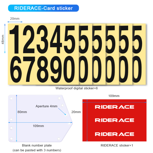 MTB Bike Triathlon Racing Number Plate Mount Holder For Road Bicycle Cycling Rear License Number Seatpost Racing Cards Bracket - Image 6