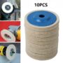 Metal Cleaning Polishing Wheel Automotive Glass And Ceramic Polishing Power Tools Wool 4 Inches Workshop Equipment Angle Grinder