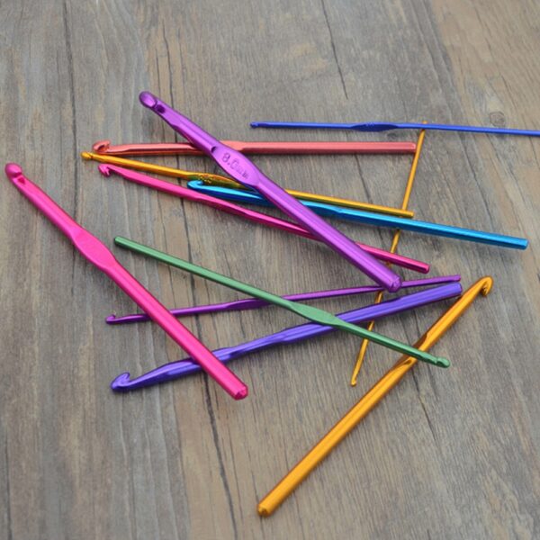 Metal Stainless Steel Crochet Hooks/Needles Alumina Knitting Hooks 2-10mm Yarn Sewing Accessories Tools DIY Craft Knit Needle - Image 3