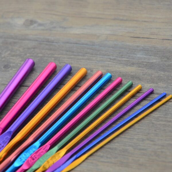 Metal Stainless Steel Crochet Hooks/Needles Alumina Knitting Hooks 2-10mm Yarn Sewing Accessories Tools DIY Craft Knit Needle - Image 4