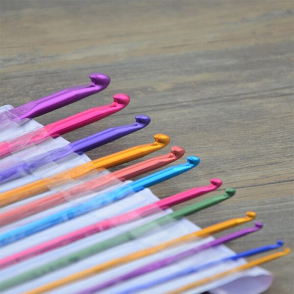 Metal Stainless Steel Crochet Hooks/Needles Alumina Knitting Hooks 2-10mm Yarn Sewing Accessories Tools DIY Craft Knit Needle - Image 5