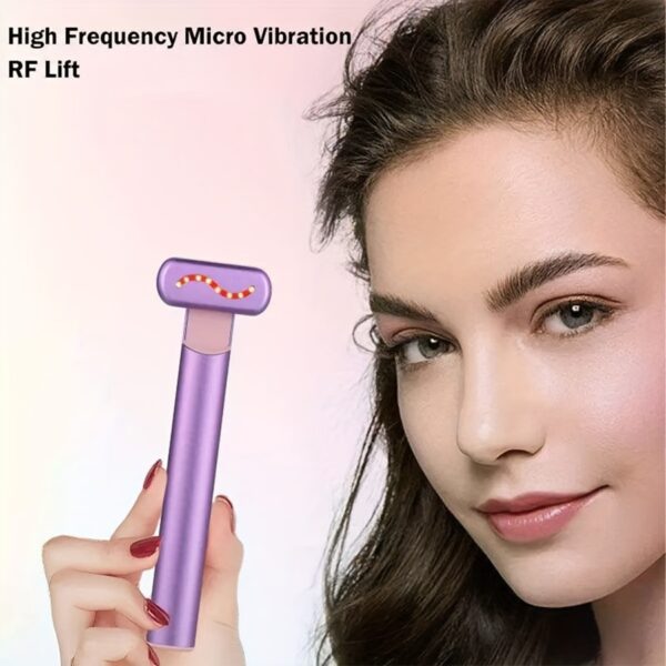 Mini Beauty Personal Care Eye Massager 45℃ Heat & Vibration,4-in-1 Skincare Wand for Anti-Aging Anti-Wrinkles Lifting Your Face - Image 5
