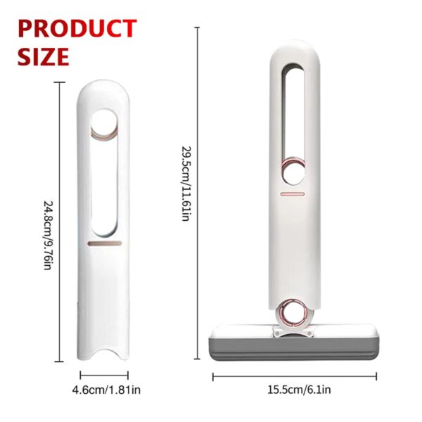 Mini Mop Powerful Squeeze Mini Mop Folding Home Cleaning Mops with Self-squeezing Floor Washing Mops Desk Window Car Clean Tools - Image 6