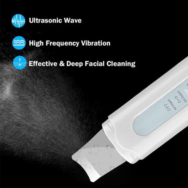New Beauty Professional Face Beauty Personal Care Device Ultrasonic Facial Lift Sonic Face Cleaning Skin Scrubber Spatula - Image 2